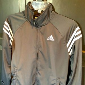 Adidas Boys Gray Jacket New Tags Off!